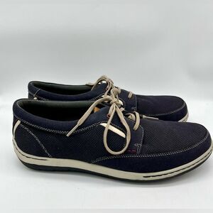 NEW DUNHAM men's fitswift oxford - Navy 9.5